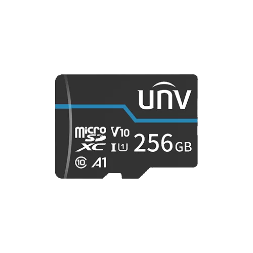 Card memorie 256GB, BLUE CARD – UNV TF-256G-T-L - Pentru Camere de Supraveghere