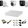 Sistem supraveghere video Hikvision 3 camere 5MP