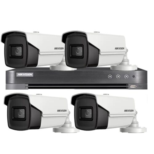 Sistem de supraveghere HIKVISION 4 camere 8MP 4 in 1