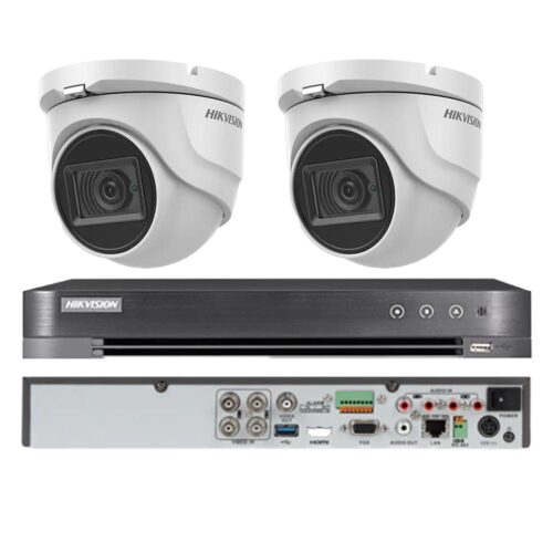 Kit supraveghere Hikvision 2 camere interior 4 in 1