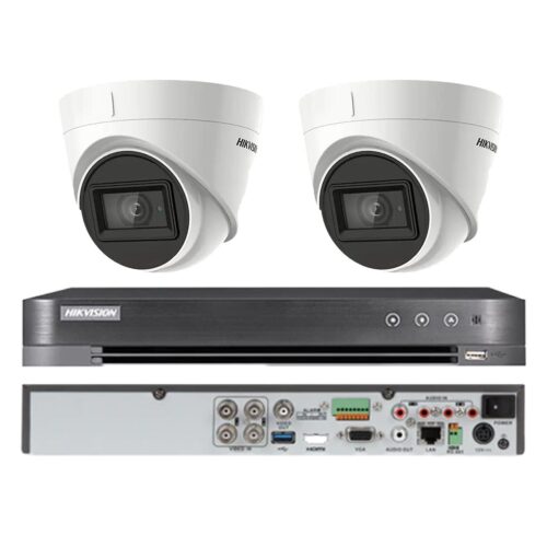 Sistem supraveghere Hikvision 2 camere interior 4 in 1