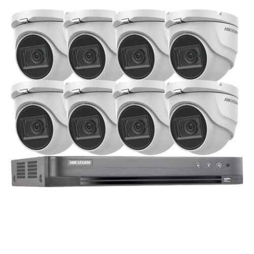 Sistem supraveghere Hikvision basic 8 camere 4 in 1