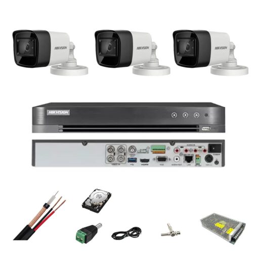 Sistem de supraveghere complet Hikvision Turbo HD