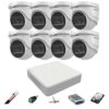 Sistem supraveghere Hikvision 8 camere 8MP