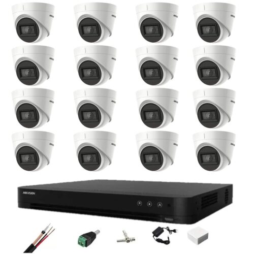 Sistem de supraveghere Hikvision 16 camere de interior 8MP 2.8mm IR 60m