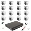 Sistem de supraveghere 16 camere 5MP Hikvision 2.8mm IR 30m