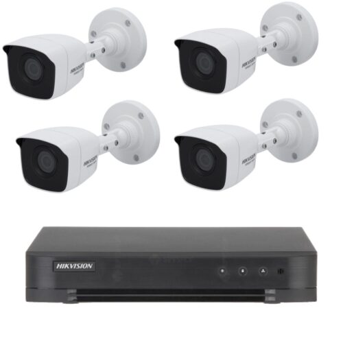 Kit de supraveghere Hikvision cu 4 camere