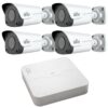 Sistem supraveghere Uniview 4 camere IP 4MP IR 30m NVR 4K 4 canale 8MP