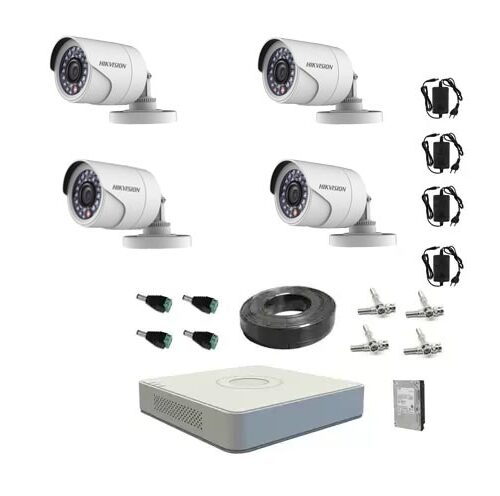 KIT 4 CAMERE SUPRAVEGHERE FULL HD HIKVISION COMPLET